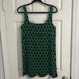 Zara dress with scallop hem